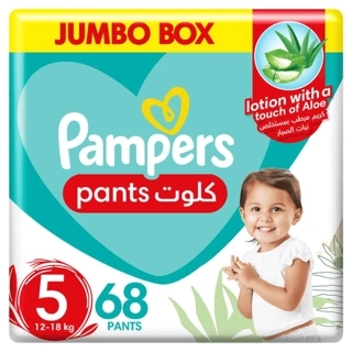 Pampers Rash Protection Pants, Size 5 (12-18Kg) 72Pieces