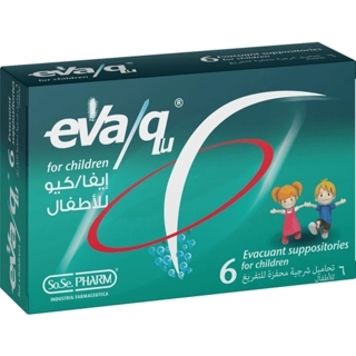 Eva/qu 6 suppository for children