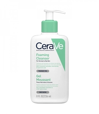 CeraVe Foaming Facial Cleanser Fragrance-Free 236ml