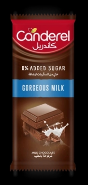 Canderel Gorgeous Milk Chocolate 100g