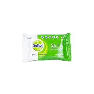 Dettol Alcohol-Free Skin Wipes 40 Count
