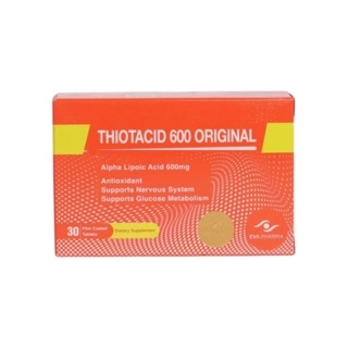EVA PHARMA Thiotacid Tablets 600mg 30 Count