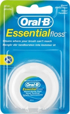 Oral-B Essential Floss Mint Waxed 50M