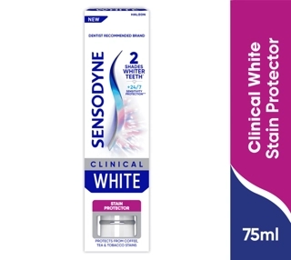 Sensodyne Clinical White Stain Protector Toothpaste 75ml