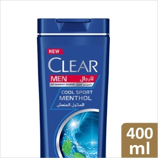 Clear Cool Sport Menthol Anti-Dandruff Shampoo 400ml