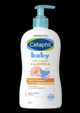 Cetaphil Baby Wash & Shampoo 400Ml