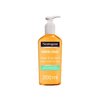 Neutrogena Face Wash Visibly Clear & Protect Oil-Free 200Ml
