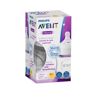 Avent SCF 051/17 Nat Feeding Bottle Glass 120ml