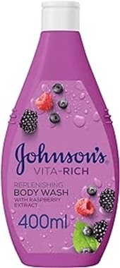 Johnson\'s Vita-Rich Raspberry Body Wash 400ml