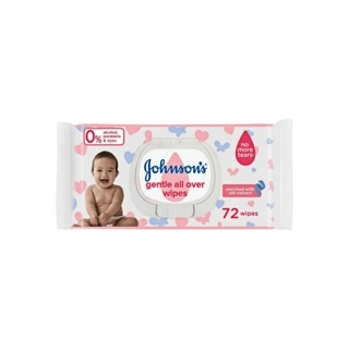 Johnson\'s Baby Gentle All-Over Wipes 72 Pieces
