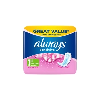 Always Cotton Soft Ultra Sensitive Pads 20 Pieces