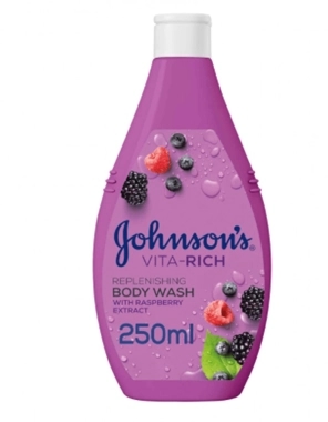 Johnson\'s Vita-Rich Raspberry Body Wash 250ml