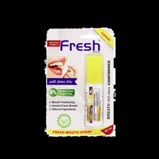 Fresh Mouth Spray Lemon Flavor 20Ml
