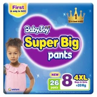 Babyjoy 4Xl Super Big Diaper Pants Mega Pack 26Pieces