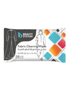 BEAUTY SYSTEM STUBBORN STAIN REMOVER WIPES 25 PIECES