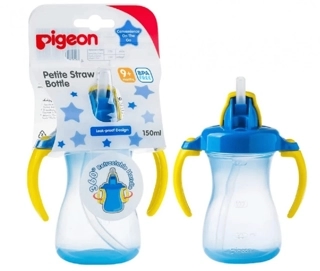 Pigeon Petite Straw Bottle Blue 150Ml