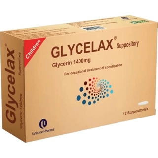 Glycelax 1400 Mg 12 supp