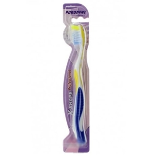 Purodent X-Shape Professional Toothbrush Blue/Yellow