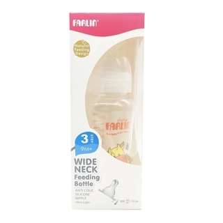 Farlin Feeding Bottle Plastic Wide Neck 300Ml