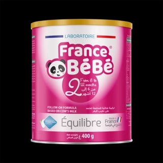 France Bébé Equilibre Milk Powder Follow on Stage 2 Infant Milk 400G