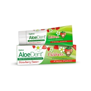 Aloedent Tooth Paste For Kids With Strawberry With Aloe Vera Healthy Gums 50 Ml