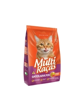 Multi Racas Adult Cat Dry Food Meat Flavor 25kg