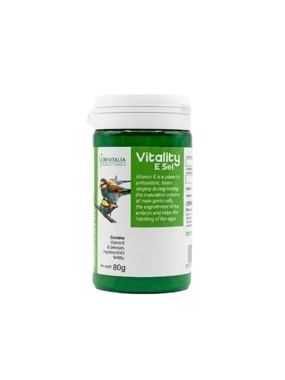 Ornitalia Vitamin E with Selenium for improved fertility in birds 80g
