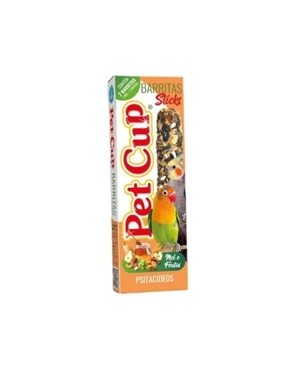 Pet Cup Treats for Rose-ringed Parakeets, Cockatiels, and Conures with Honey and Fruits 90g