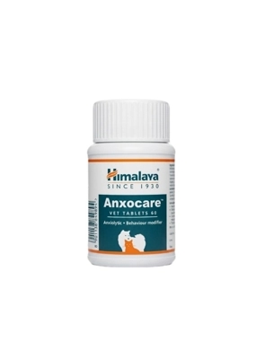 Himalaya Anxocare Herbal Anti-Anxiety Supplement for Dogs and Cats, 60 Tablets