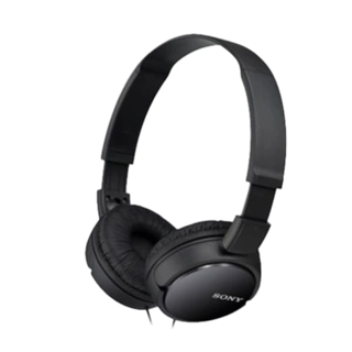 Sony On-Ear Tangle Free Cable Wired Headphones With Mic Black