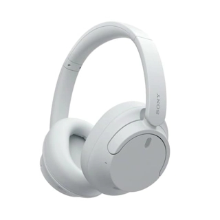 Sony Noise Cancellation Wireless Bluetooth Over-Ear Headphones With Mic White