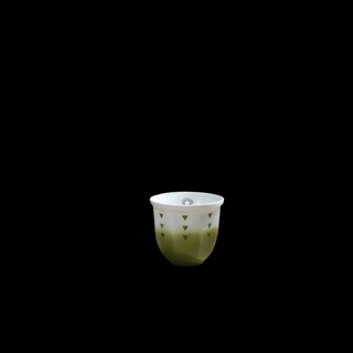كوب السيراميك أخضر غامق