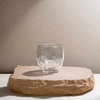 Double Glass Cup 80 ml