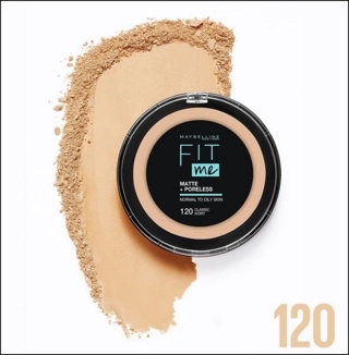 Fit Me powder foundation from Maybelline - 120