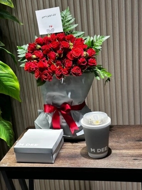 Baby Rose and Coffee and MD Chocolate Cake