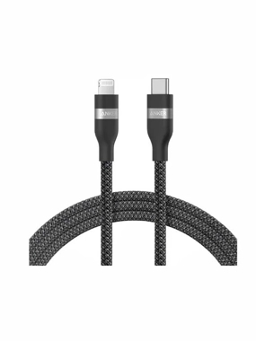 Anker Fabric Cable Type-C to Lightning 1.8m - Black