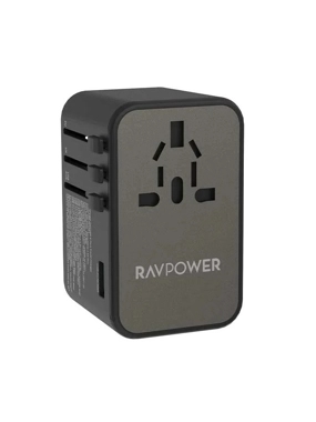 Travel power bank with 75-watt power, multiple inputs, three Type-C ports, and two USB-A ports