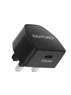 RAVPower 65W Wall Charger with Type-C Port - Black
