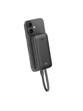 JODA MagTack 35W 10000mAh Power Bank with Built-in Type-C Cable - Black