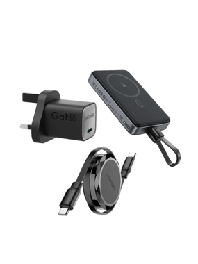Bundles ACEFAST 10000mAh magnetic wireless Charging + GaN (USB-C & USB-A) Charger + USB-C to USB-C dua Cable