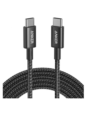 Anker New Nylon USB-C to USB-C 2.0 Cable 6ft B2B - UN (excluded CN, Europe) Black