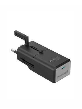 RAVPower Nano 30W Travel Adapter with Type-C Port - Black