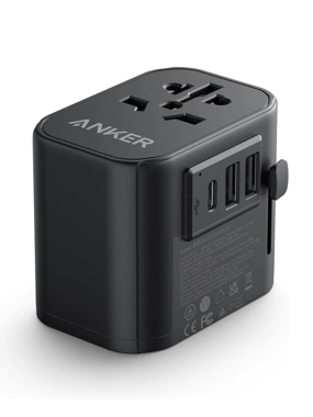 Anker PowerExtend 30W, Wall Charger with Travel Plug, Black