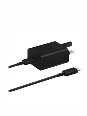Samsung SuperFast Charge 45W Type-C Wall Charger with Type-C Cable - Black