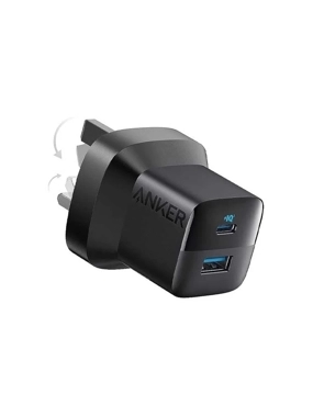 Anker - Anker 323 33W Wall Charger with Type-C and USB Ports - Black