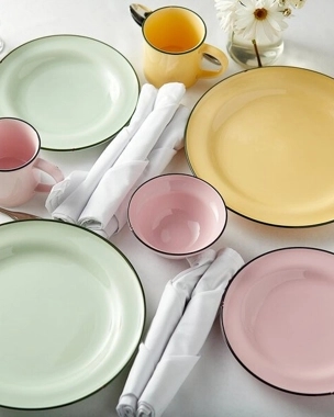 Vibrant Colors Dinner Set