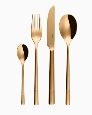Luxo European Gold Dinnerware Set