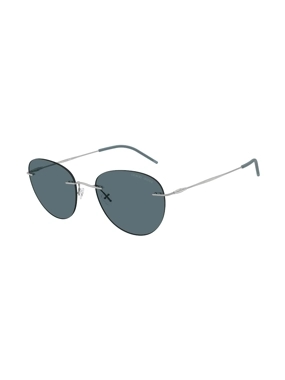Giorgio Armani sunglass with matte silver frame