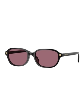 Versace sunglasses, black, pink lenses
