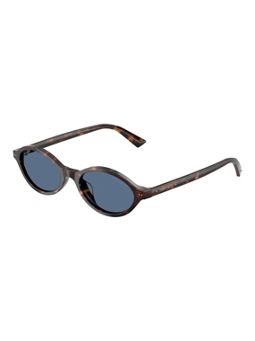 Jimmy Choo Havana blue-lens sunglasses